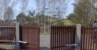 Купить распашные ворота из штакетника Горячий Ключ, цена от 2703 руб.